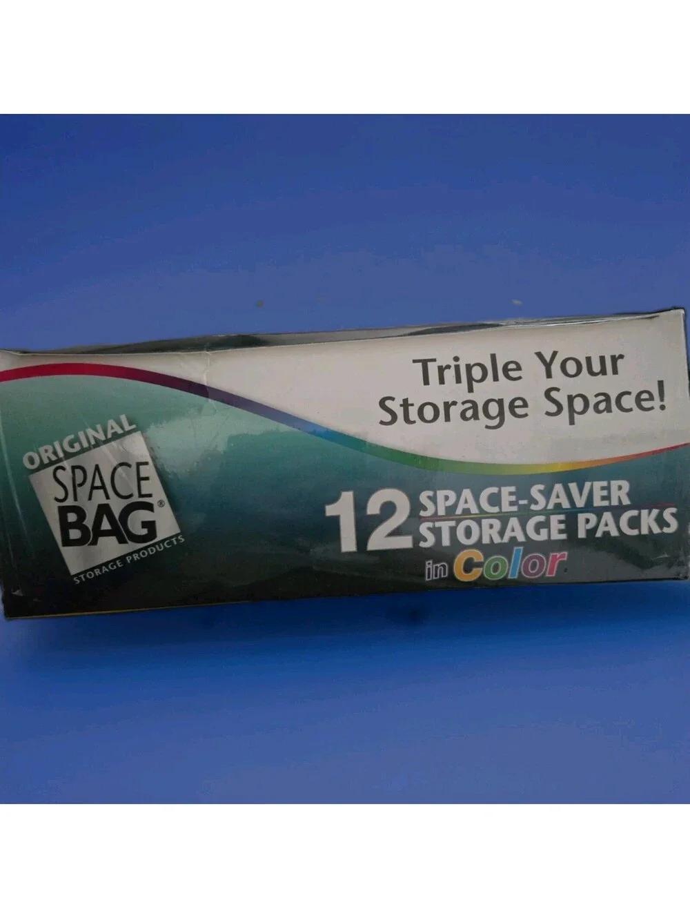 Original Space Bag Multi Color Set of 12 Space Saving Bags 6 Lg & 6 XL New